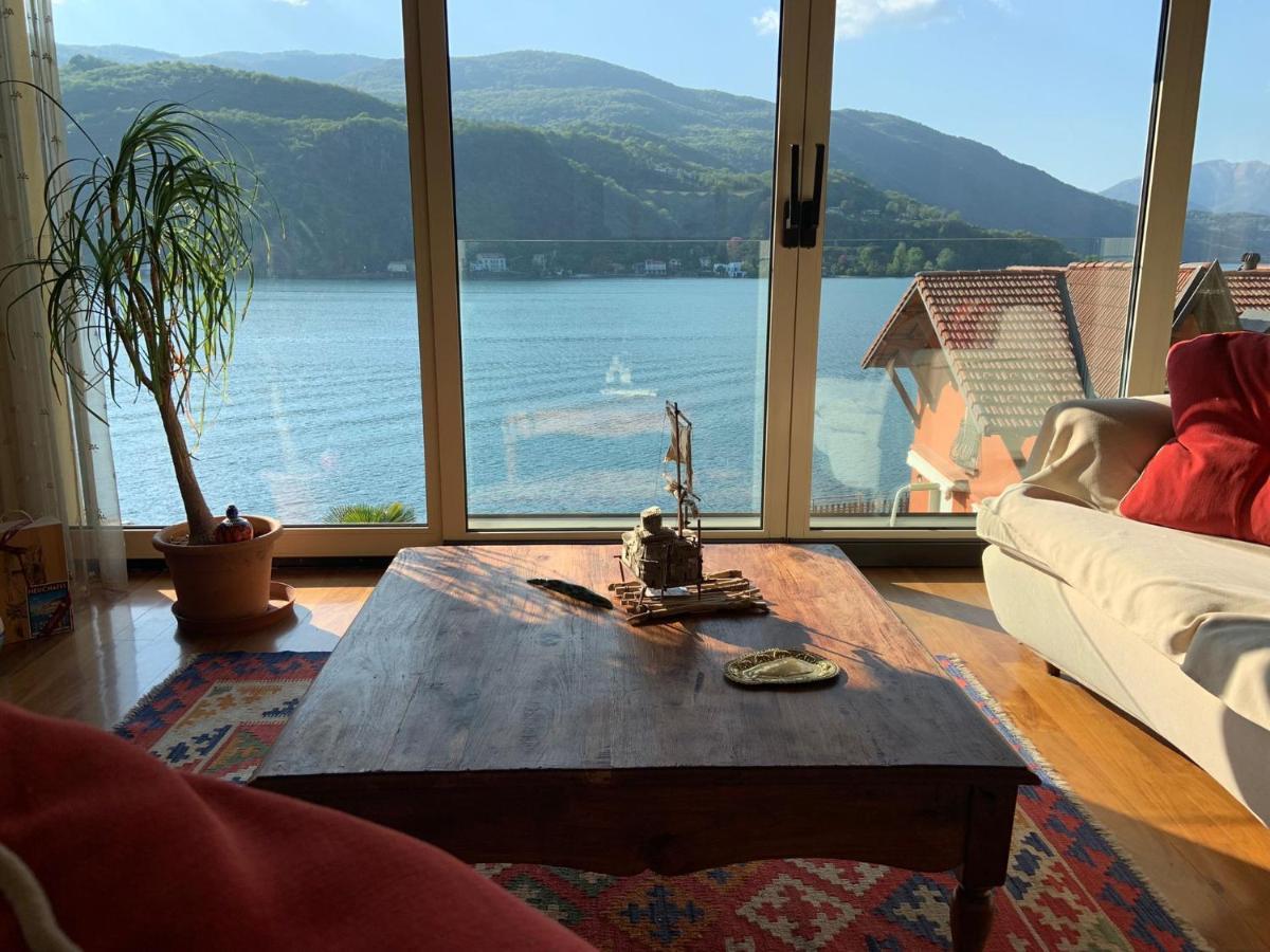 B&B Dolce Vista Al Lago Lugano Porto Ceresio Buitenkant foto
